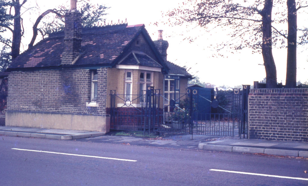 The Canons lodge, The Canons, Madeira Road, Mitcham, Surrey CR4. Probably dates from around 1870.