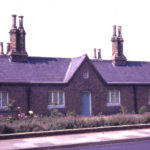 Tate Almshouses, 16-30 Cricket Green, Mitcham, Surrey CR4. Built 1829. founded by Miss Mary Tate. who donated the land.