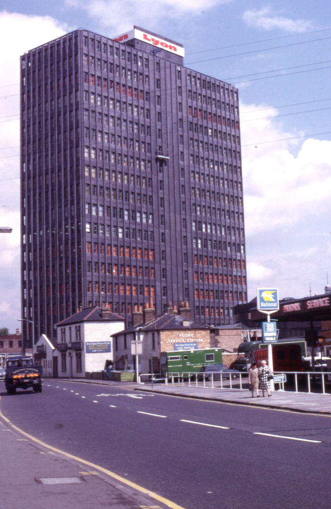 Apex (or Lyon) Tower, High Street, Colliers Wood, London SW19. Built 1966/7.