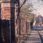 Hall Place - gate post, Lower Green West, Mitcham, Surrey CR4.