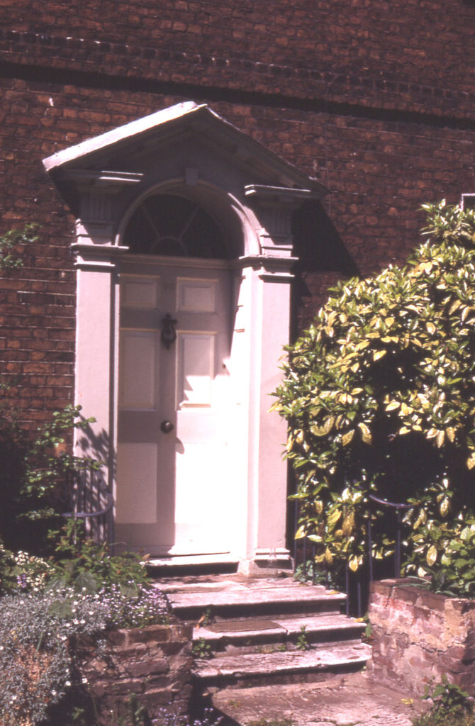 Wandle Villa - front door, 98 Phipps Bridge Road, Mitcham, Surrey CR4.