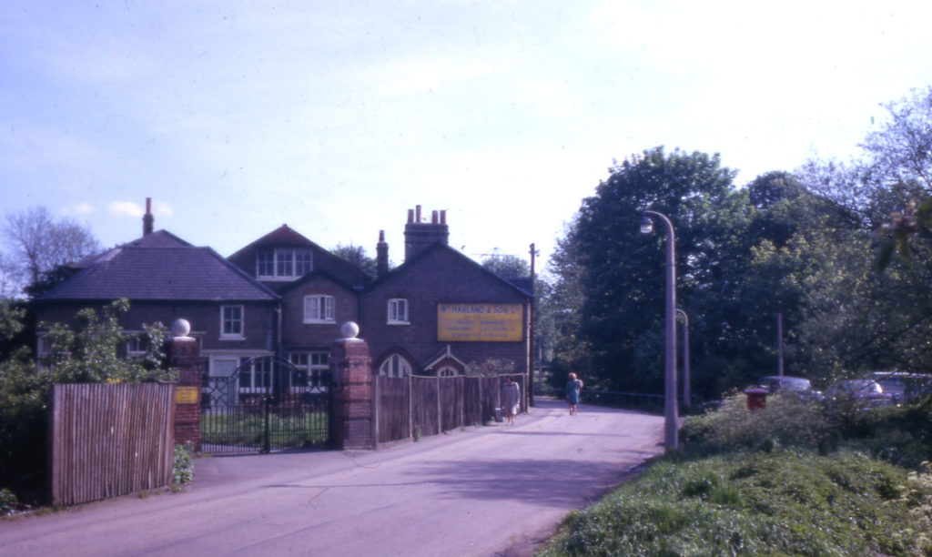 William Harland & Son's Works, 115 Phipps Bridge Road, Mitcham, Surrey CR4. The Works closed in the 1960s.