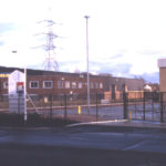 Merton Industrial Park, Mitcham, Surrey CR4. Site of the Great Bleaching Field. Phipps Bridge.