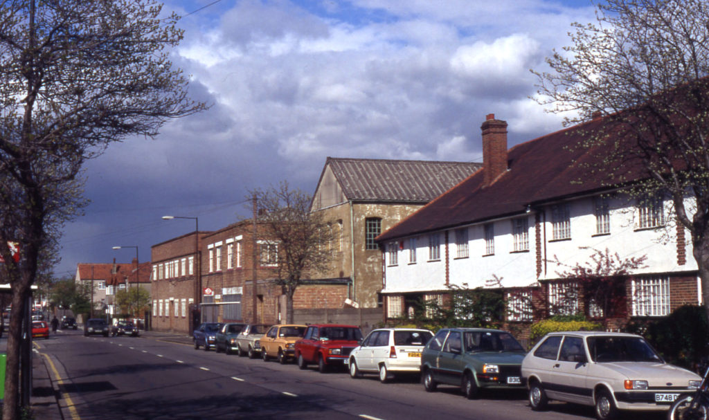 Rowan Road, London SW16. The former Manor Works of Marco