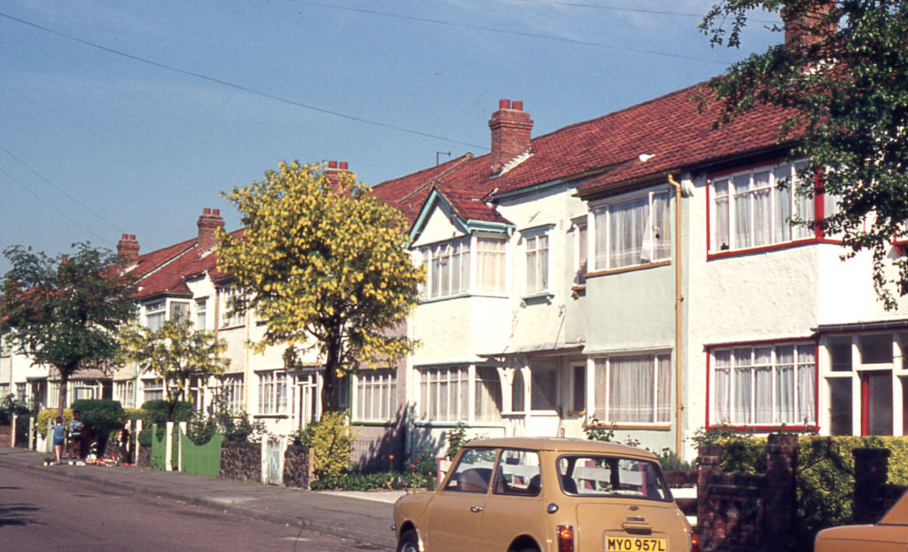Inter-war speculative housing in Galpins Road, Croydon CR7.