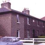 14-2 Love Lane (Laburnum Cottages), Mitcham, Surrey CR4. Built by W. F. in 1853.