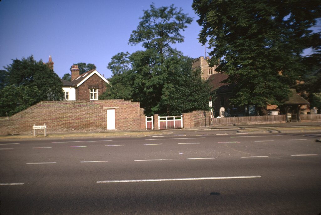 London Road, Morden - 'Manor House' and St Lawrence Church